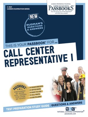 cover image of Call Center Representative I